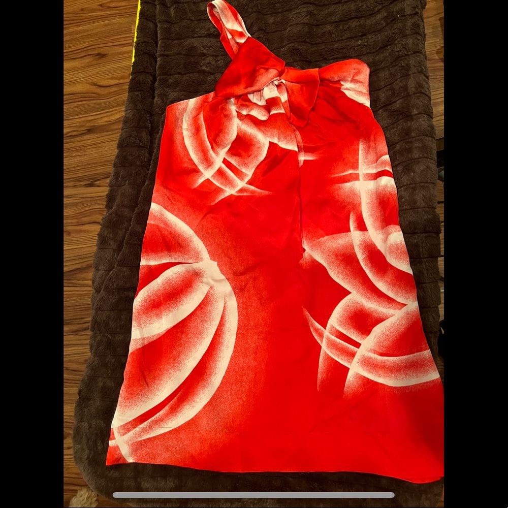 BCBGMAXAZRIA one shoulder dress size small